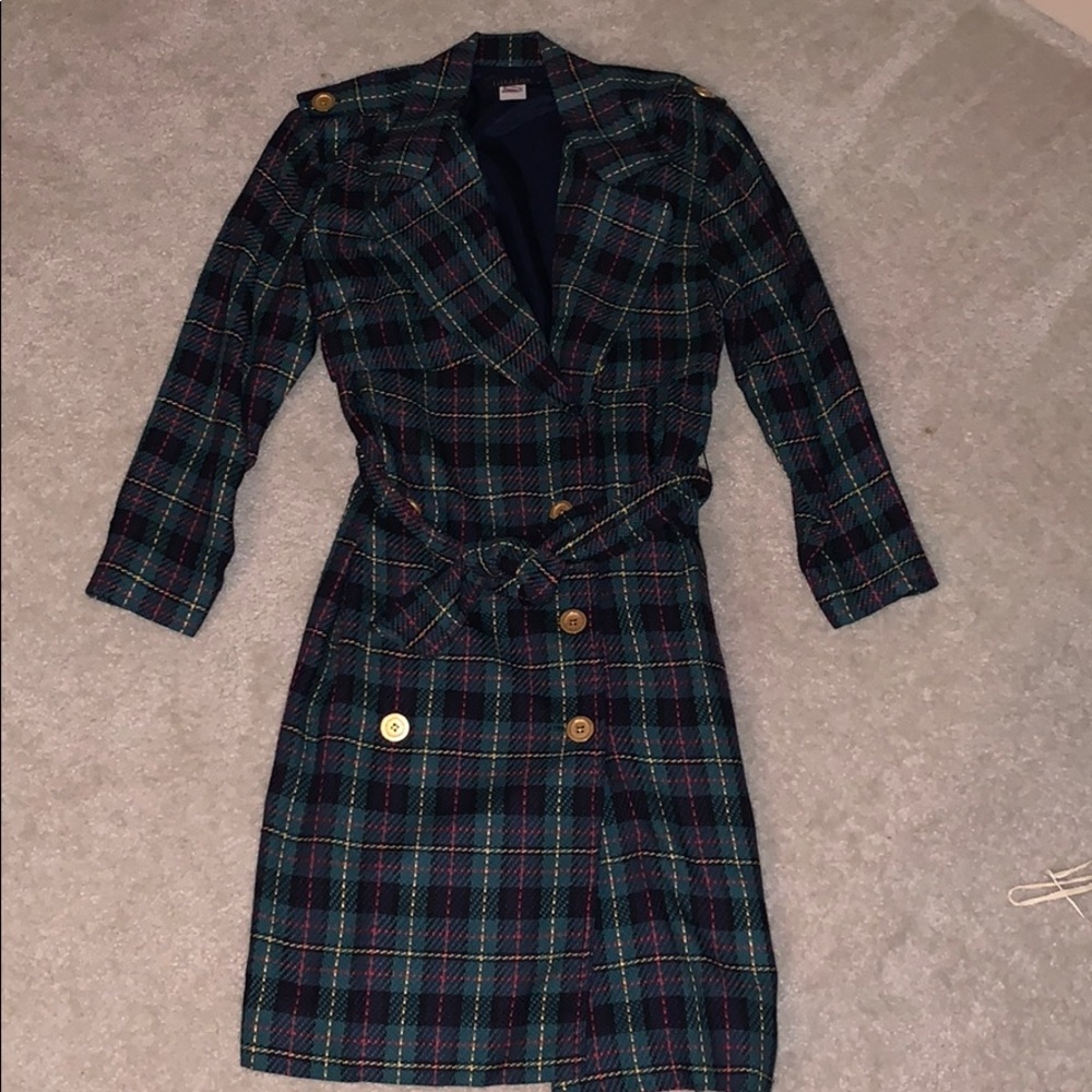 Plaid coat